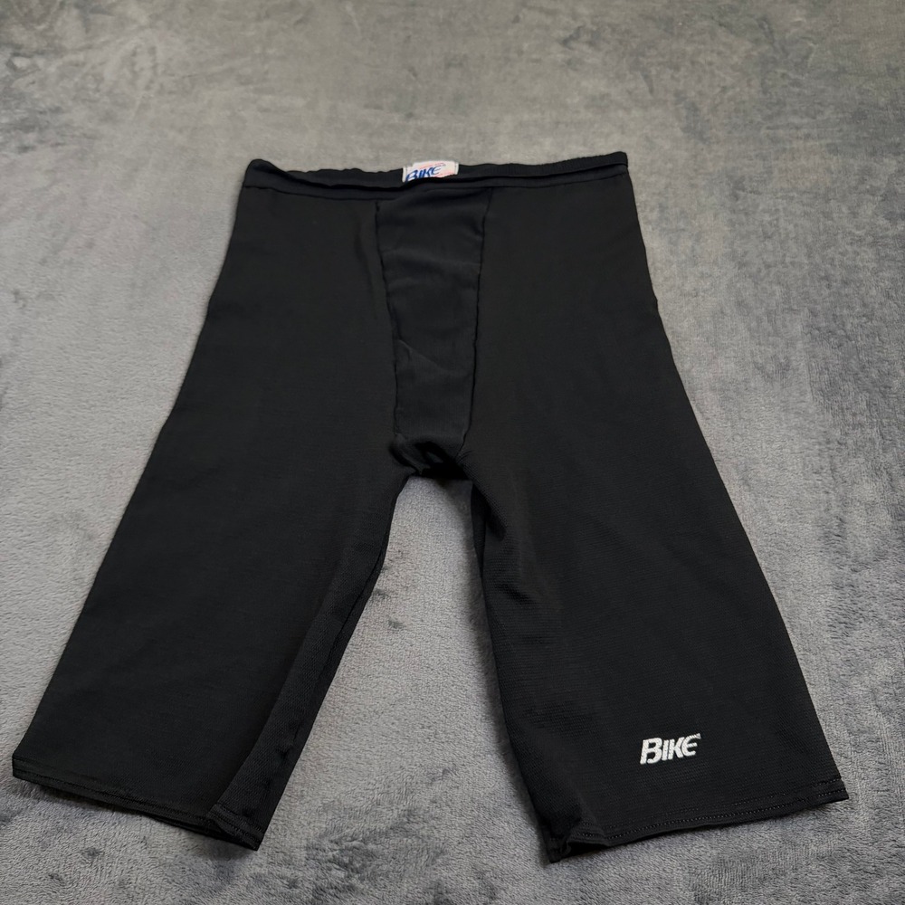 Bike Compression Shorts Mens Medium Black Athletic Vintage Performance